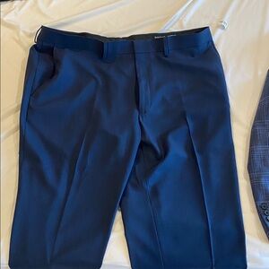 Haggar Tailored Fit Travel Performance Suit Pants in Navy